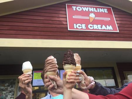 Happy Townline Icecream Customers
